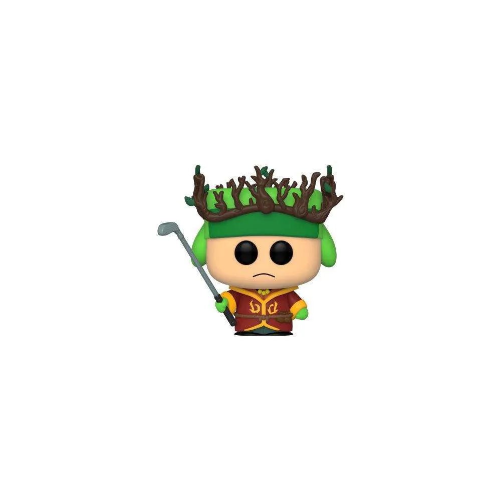 Front view of High Elf King Kyle Funko POP! vinyl figure wearing a branch crown and holding a staff.