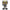 Front view of Tech Funko Pop! #445 wearing a weathered grey helmet with yellow goggles and holding two small blasters.