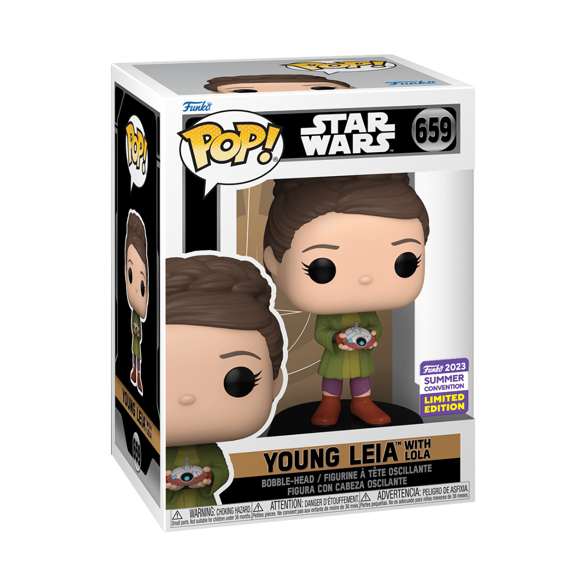 Funko Star Wars Young Leia with Lola Pop! Exclusive in Malta | LAB7