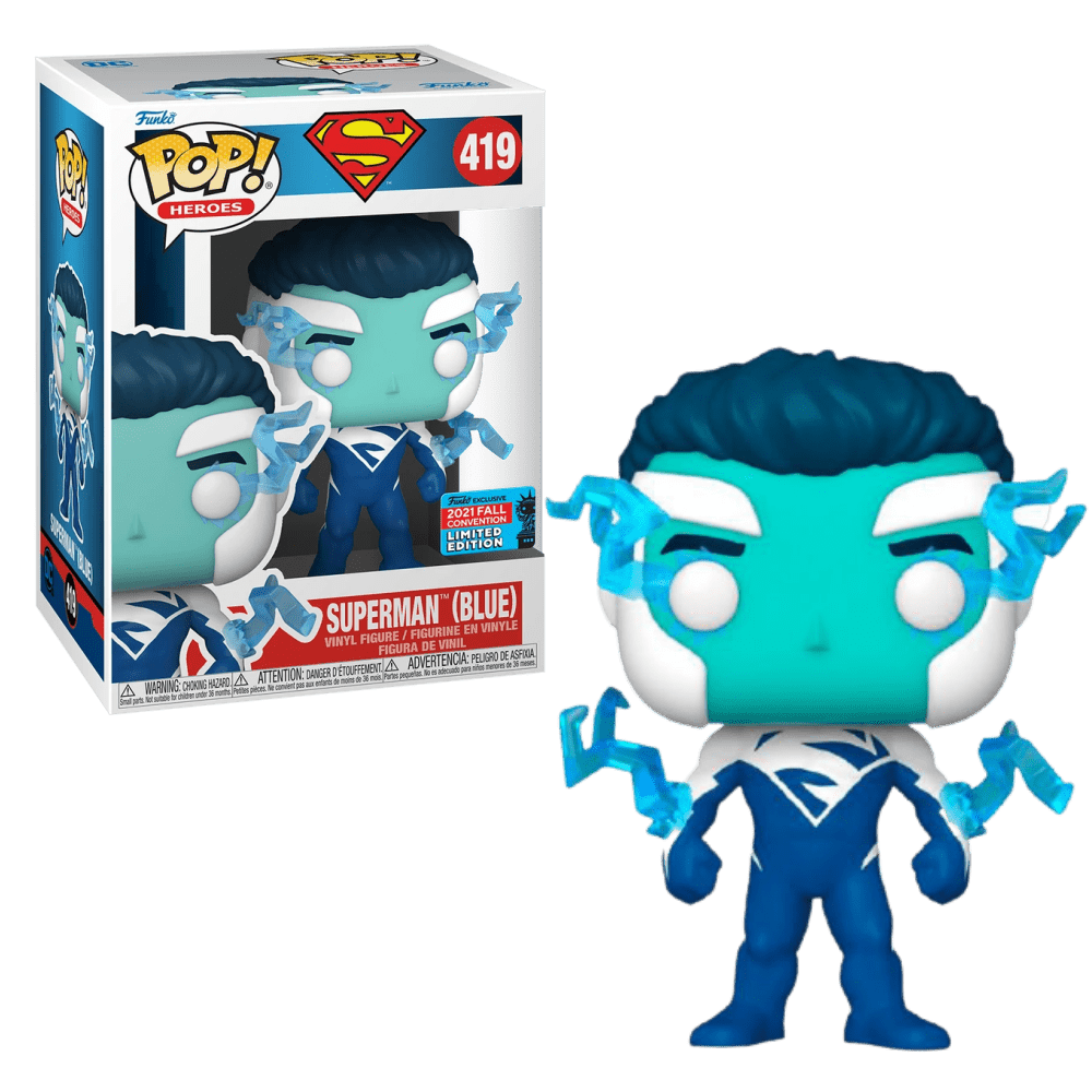 Funko Superman (Blue) Wizard Festival of Fun Fall Convention Exclusive in Malta | LAB7