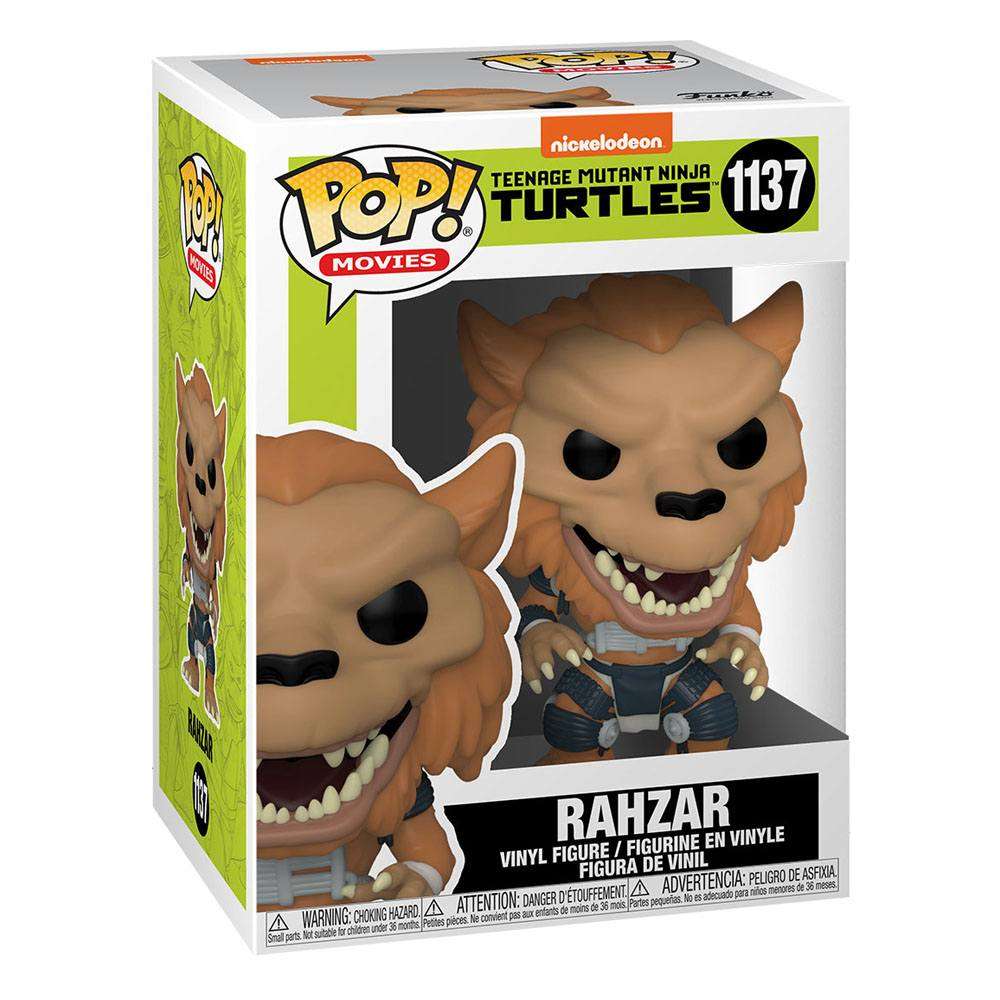 Rahzar Funko Pop! vinyl figure in its original branded window display box, showing the front and side panel design.
