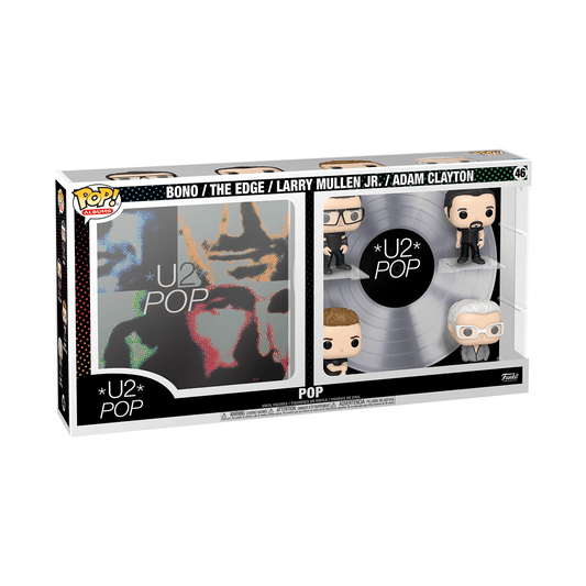Funko - U2 POP Deluxe Funko Albums N°46 – 4 Figures & Album Display