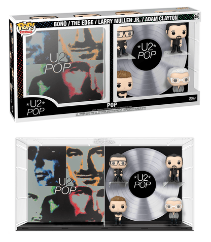 Funko - U2 POP Deluxe Funko Albums N°46 – 4 Figures & Album Display