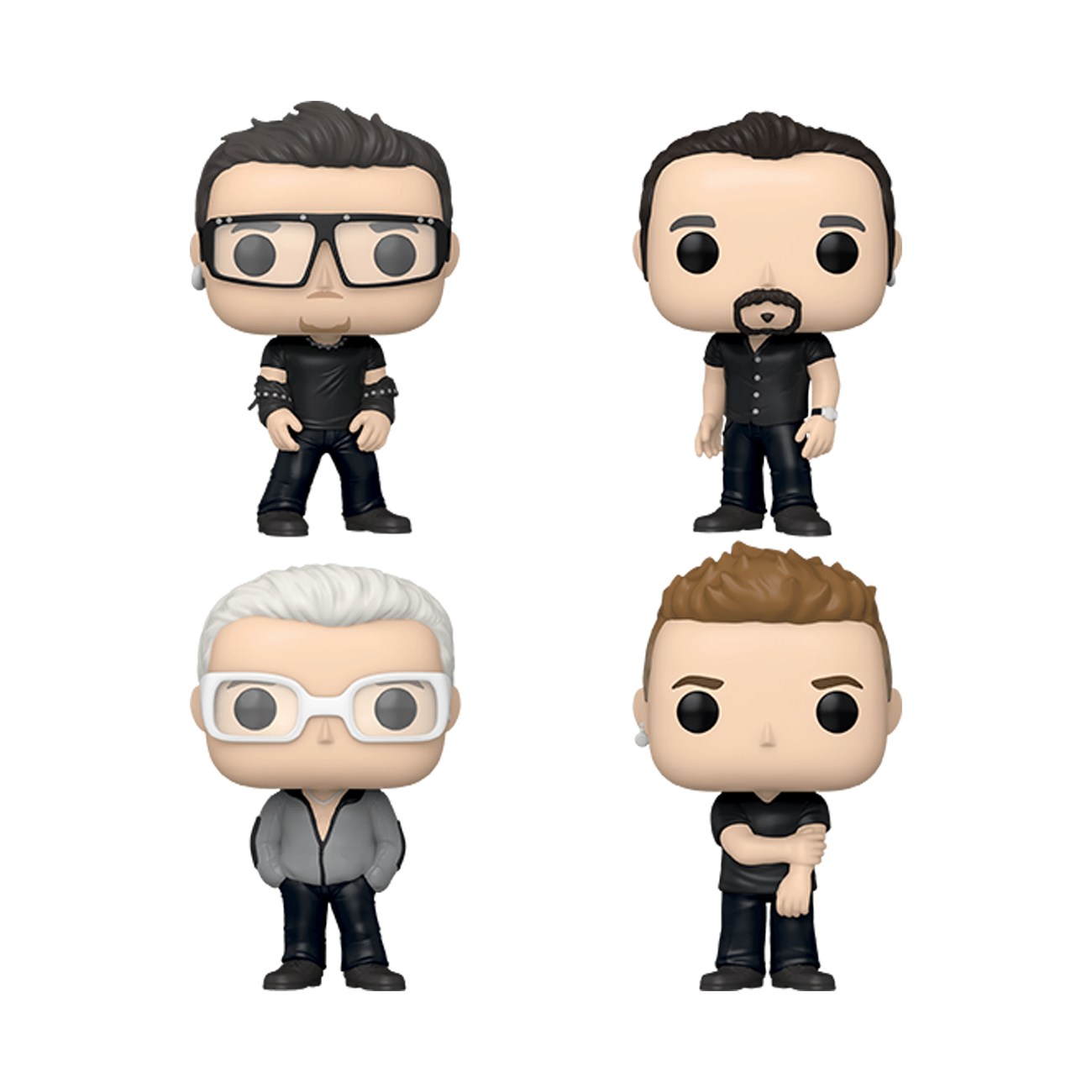 Funko - U2 POP Deluxe Funko Albums N°46 – 4 Figures & Album Display