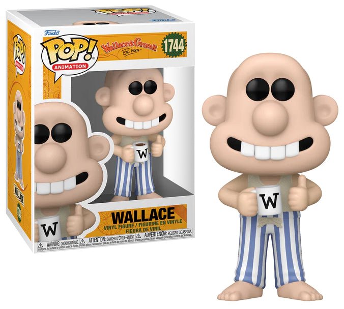 Funko Wallace & Gromit - POP Animation N°1744 - Wallace in Pajamas in Malta | LAB7
