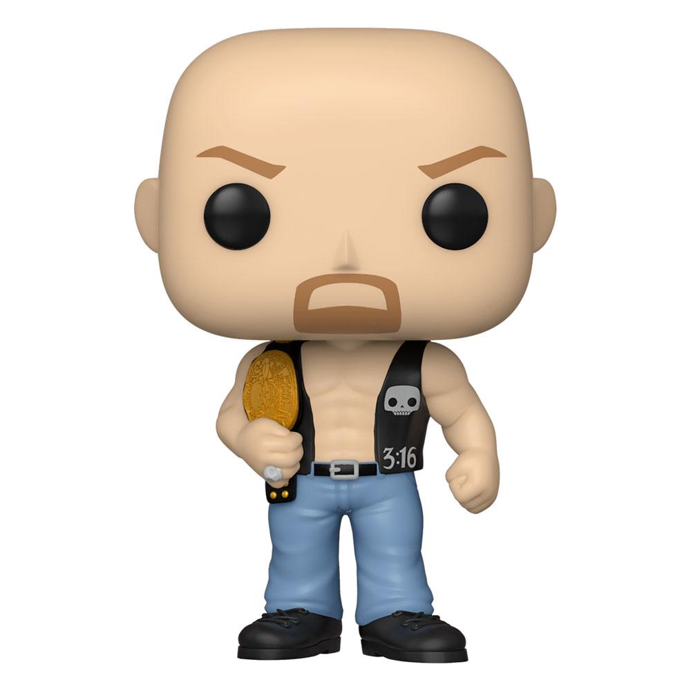 Funko WWE POP! Vinyl Figure – Stone Cold Steve Austin with Belt 9 cm in Malta | LAB7
