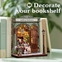 Gallery Bookstore Miniature House DIY Book Nook With LED in Malta | LAB7