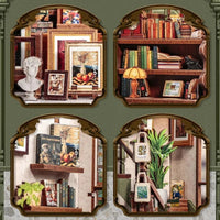 Gallery Bookstore Miniature House DIY Book Nook With LED in Malta | LAB7