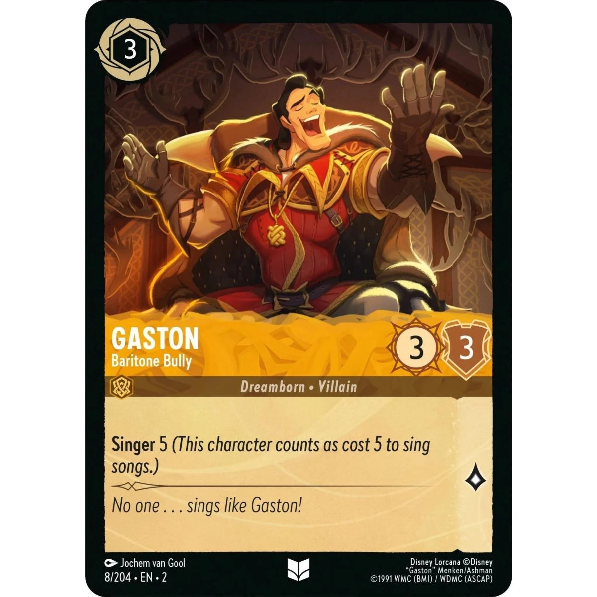 Gaston - Baritone Bully (8/204) (Rise of the Floodborn) in Malta | LAB7