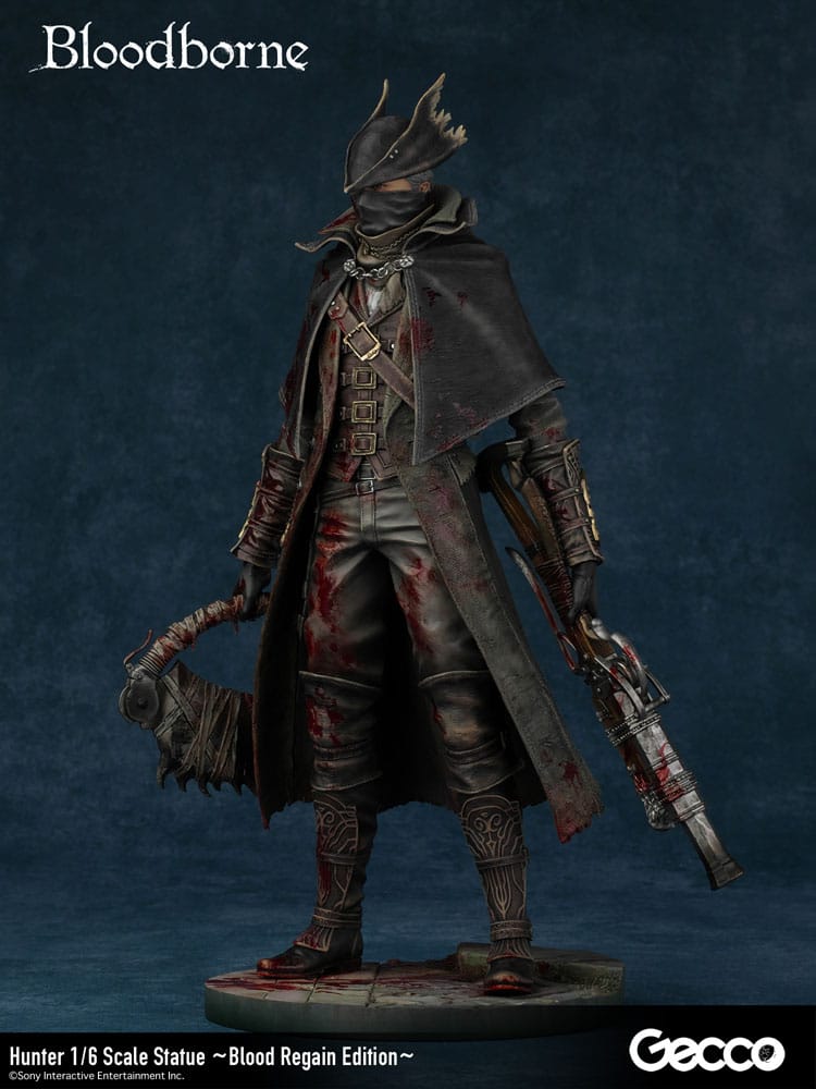 Bloodborne Hunter “Blood Regain” PVC Statue 32 cm by LAB7 Malta, Europe