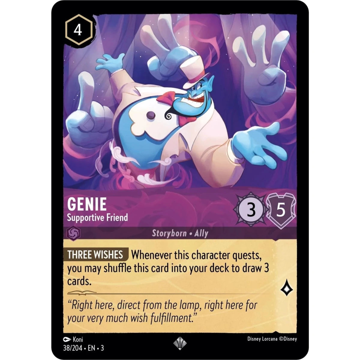 Genie - Supportive Friend (38/204) (Into the Inklands) in Malta | LAB7