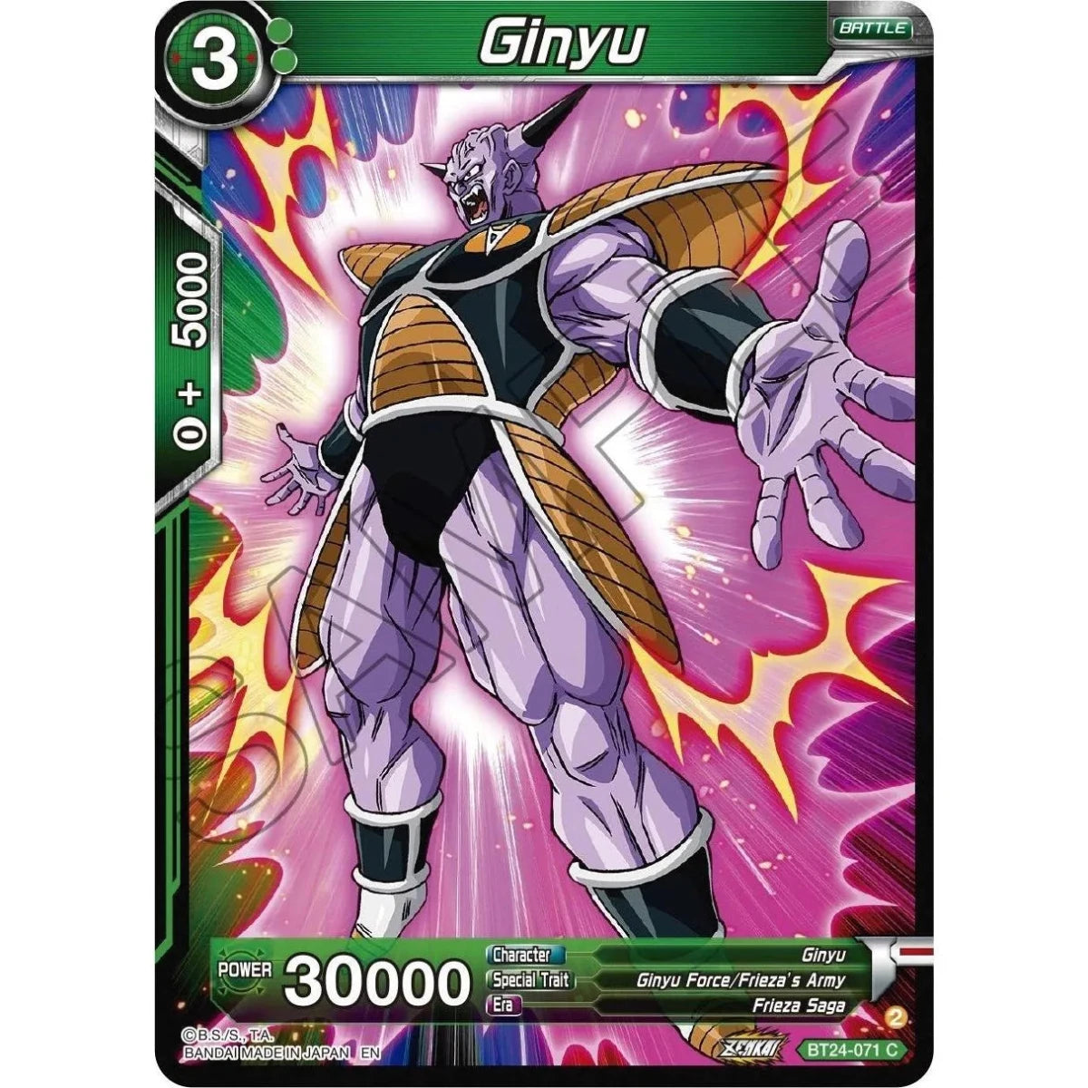 Ginyu (BT24-071) (Beyond Generations) in Malta | LAB7