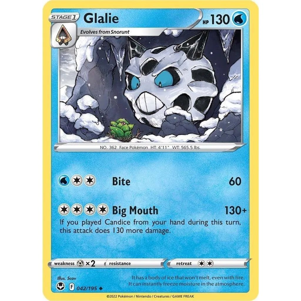 Glalie (042/195) (SWSH12: Silver Tempest) in Malta | LAB7