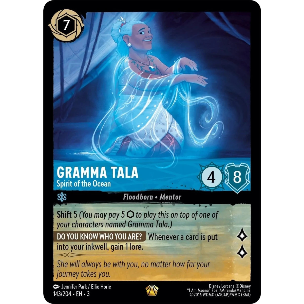 Gramma Tala - Spirit of the Ocean (143/204) (Into the Inklands) in Malta | LAB7