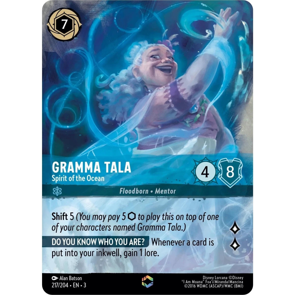 Gramma Tala - Spirit of the Ocean (Enchanted) (217/204) (Into the Inklands) in Malta | LAB7