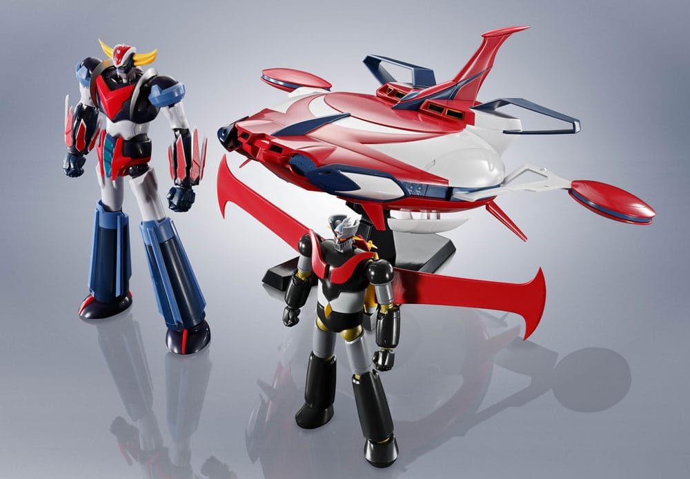 Grendizer U Robot Spirits Action Figures 2 - Pack Spazer & Mazinger Z Side Super 15 Cm by LAB7 Malta, Europe