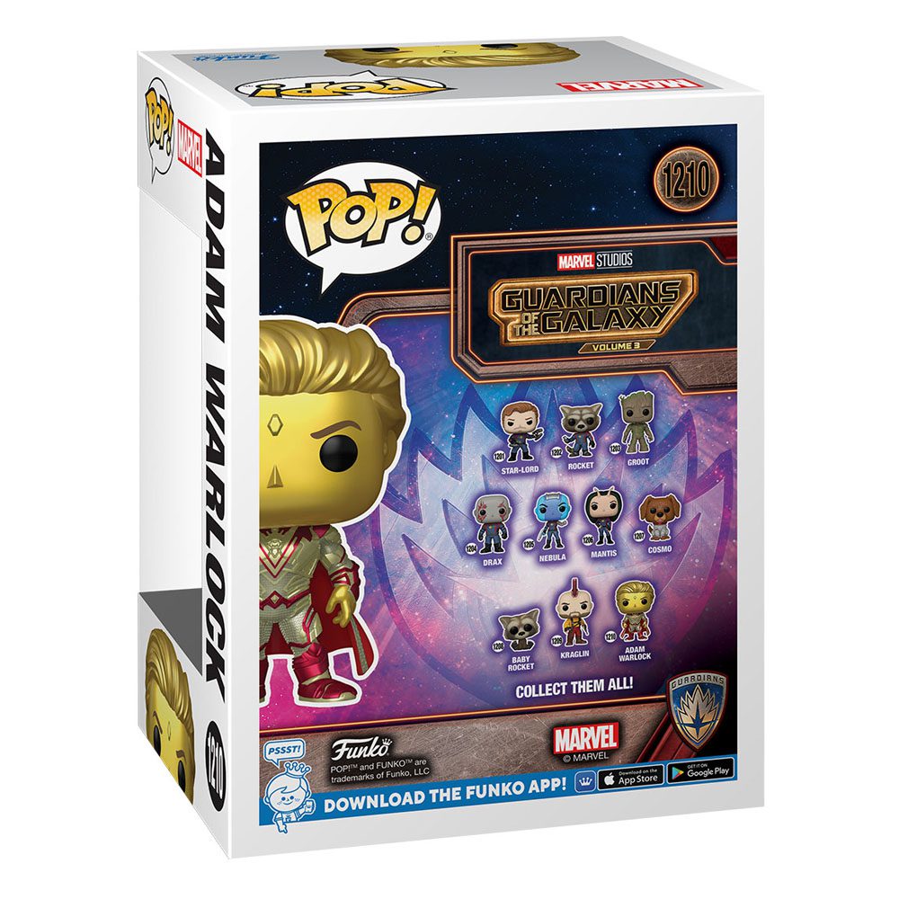 Guardians of the Galaxy Vol. 3 POP! Vinyl Figure Adam Warlock 1210 by LAB7 Malta, Europe