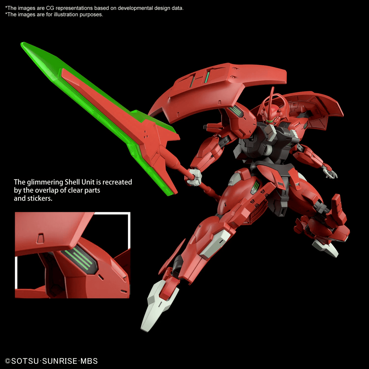 GUNDAM - HG 1/144 Darilbalde - Model Kit by LAB7 Malta, Europe