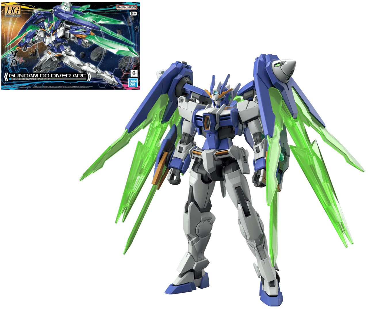GUNDAM - HG 1/144 Gundam 00 Diver Arc - Model Kit by LAB7 Malta, Europe
