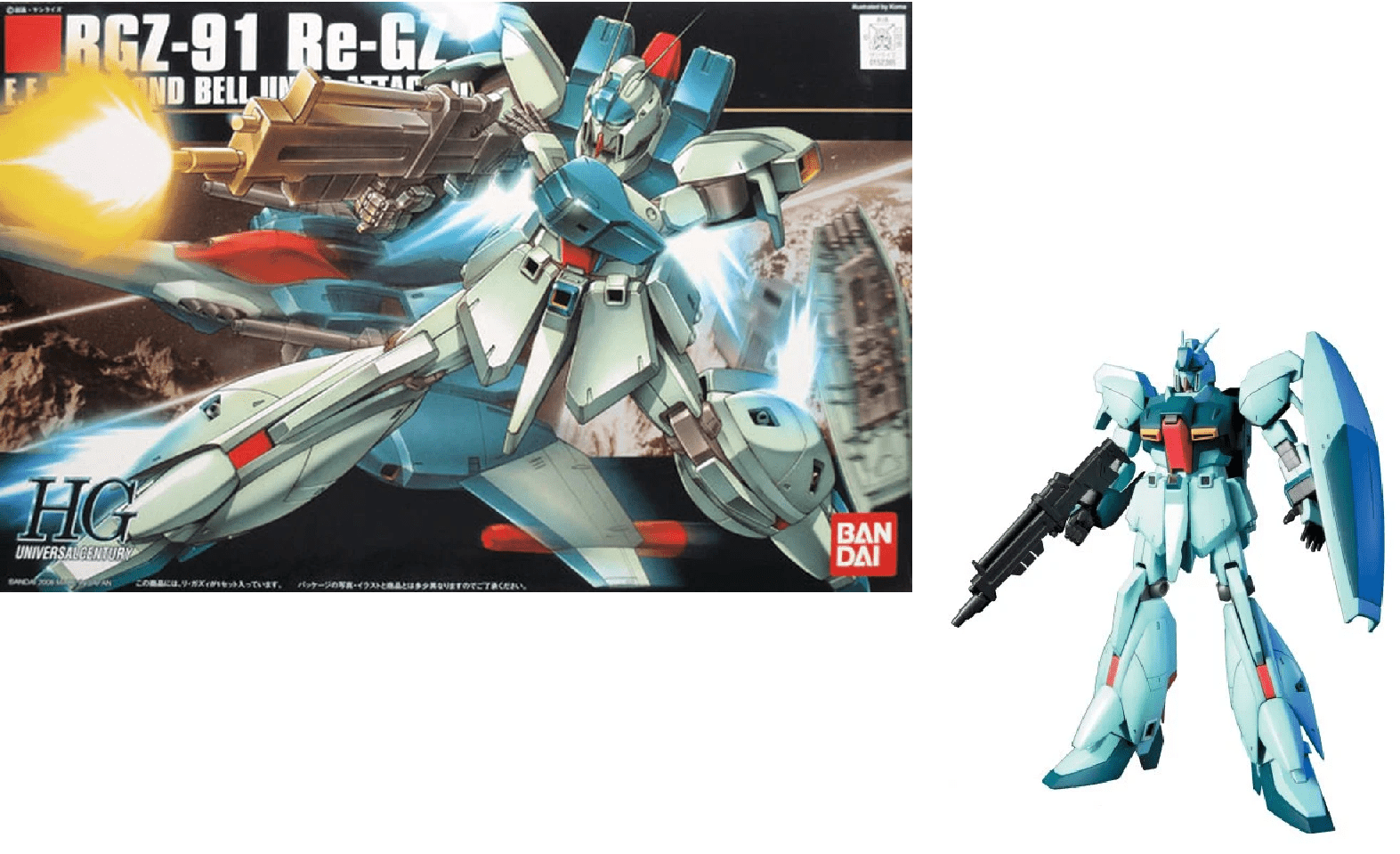 Buy GUNDAM - HGUC 1/144 Re - GZ RGZ - 91 - Model Kit 3 - fast Malta shipping across Europe. Limited stock, secure checkout. Order now!