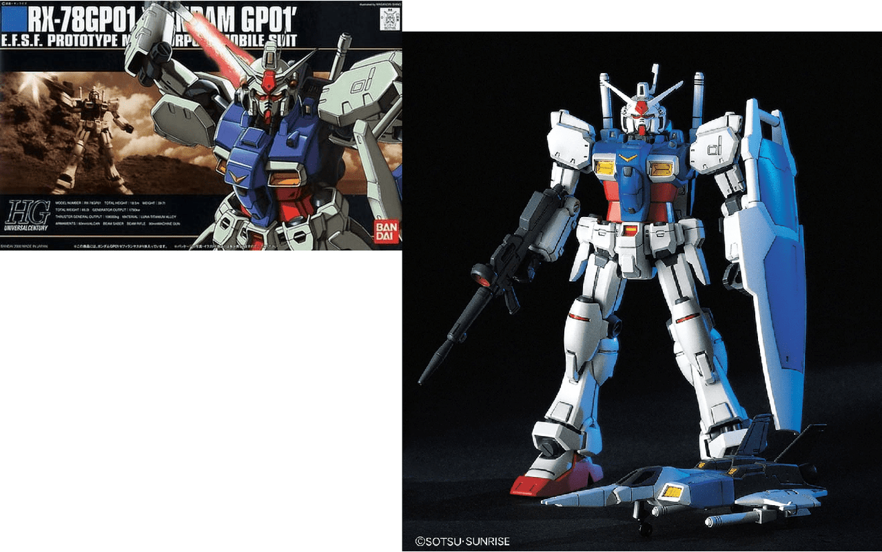 GUNDAM HGUC 1/144 RX - 78 GP01 Zephyranthes Model Kit by LAB7 Malta, Europe