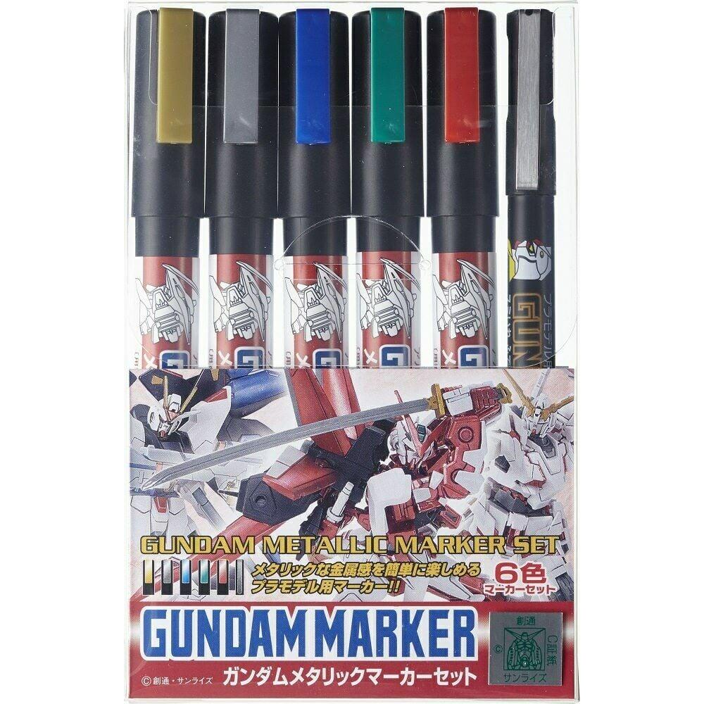 Gundam Marker GMS-121 Metallic Set – Model Kit Paint Pens in Malta | LAB7
