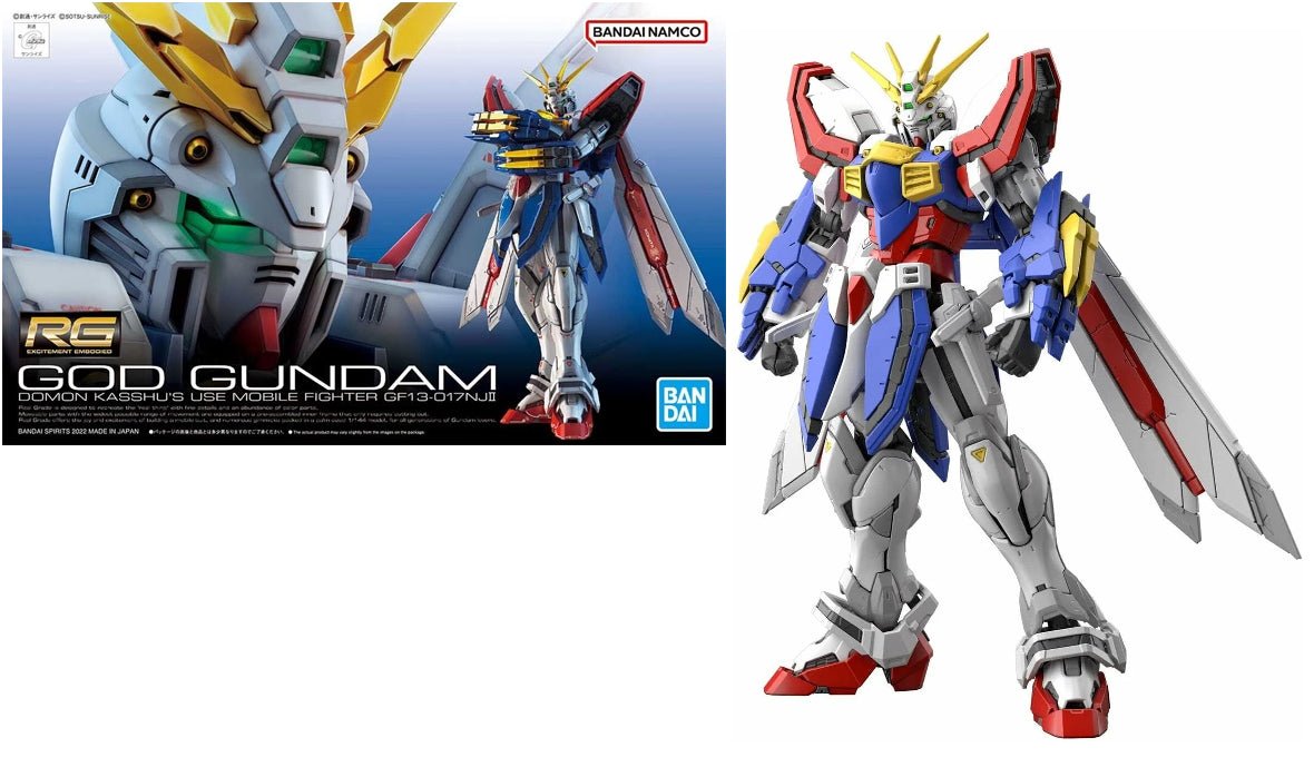 GUNDAM - RG 1/144 God Gundam - Model Kit by LAB7 Malta, Europe