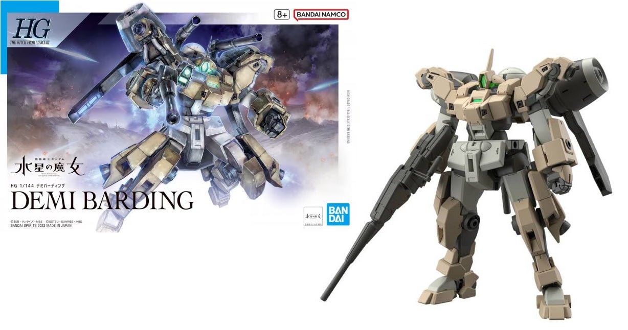 GUNDAM THE WITCH FROM MERCURY - HG 1/44 Demi Barding - Model Kit by LAB7 Malta, Europe