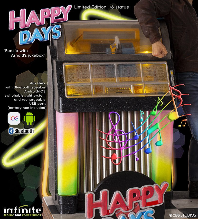 Happy Days Fonzie Old & Rare Resin Statue 1/6 by LAB7 Malta, Europe