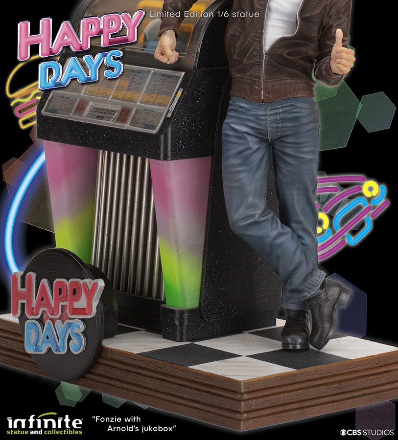 Happy Days Fonzie Old & Rare Resin Statue 1/6 by LAB7 Malta, Europe
