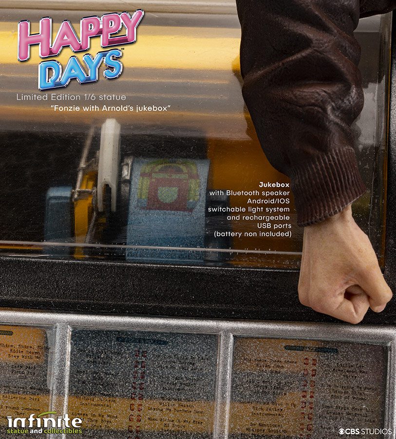 Happy Days Fonzie Old & Rare Resin Statue 1/6 by LAB7 Malta, Europe