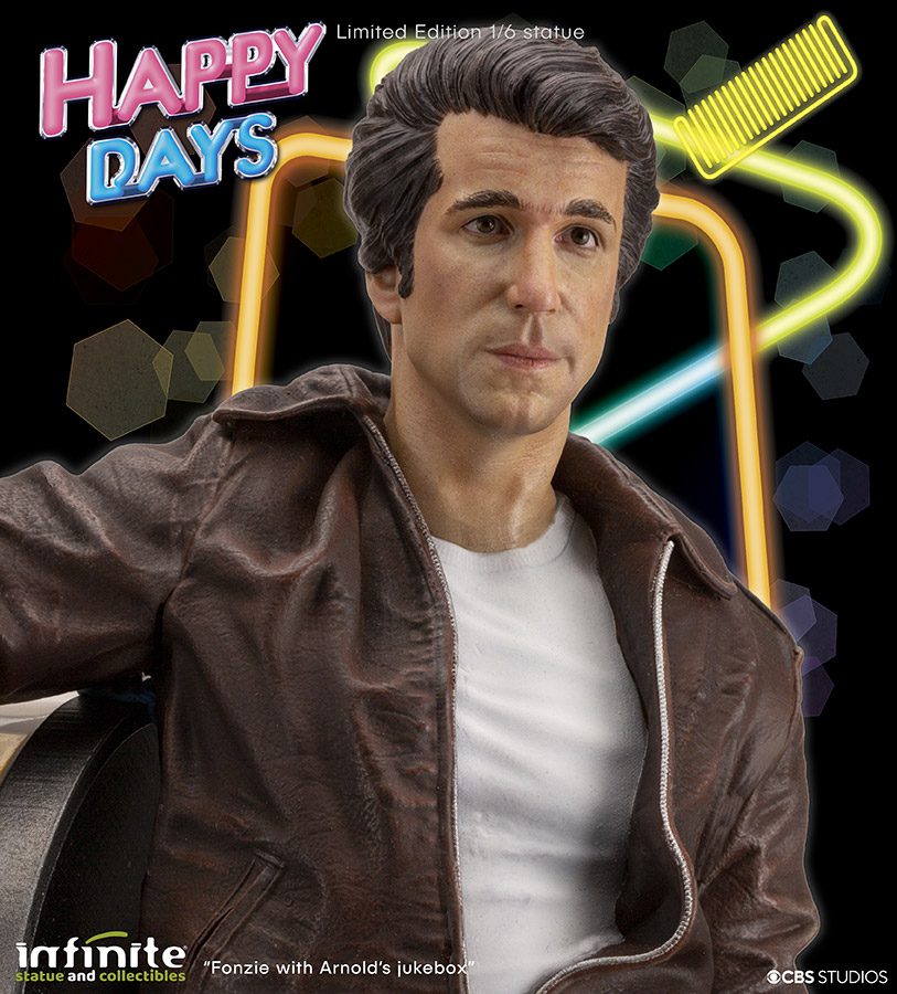 Happy Days Fonzie Old & Rare Resin Statue 1/6 by LAB7 Malta, Europe