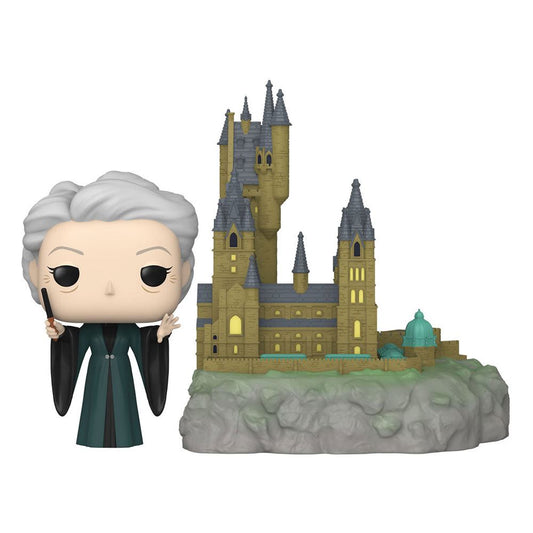 Funko - Harry Potter - Minerva McGonagall w/ Hogwarts Pop! Town Vinyl 33