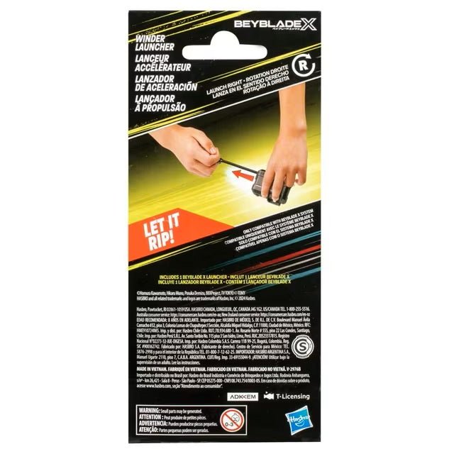 Hasbro Beyblade X Accelerator Winder Launcher – Official Takara Tomy Design by LAB7 Malta, Europe