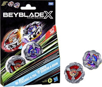 Hasbro Beyblade X Beat Tyranno & Knife Shinobi Dual Pack 4 - 70Q 4 - 80HN by LAB7 Malta, Europe