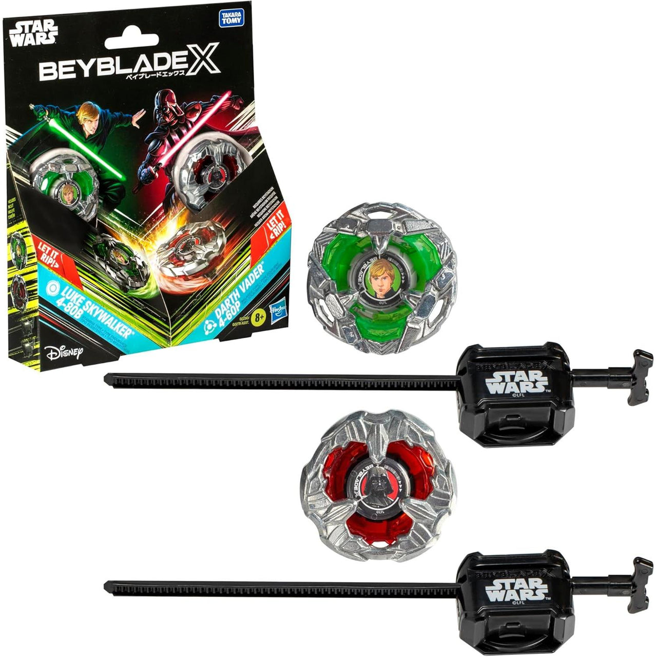 Hasbro Beyblade X Star Wars Luke & Darth Vader Dual Pack 4-80B 4-60P in Malta | LAB7