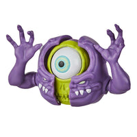 Hasbro Ghostbusters Fright Features Podcast figure with a purple shell opening to reveal a large, central green eye.