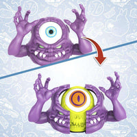Hasbro Ghostbusters Fright Features Podcast figure showing the purple monster head splitting to reveal a yellow core.
