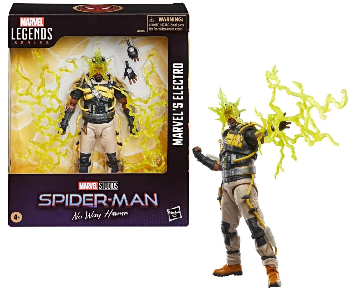 Hasbro Marvel Legends Marvel’s Electro Spider - Man No Way Home Figure 15cm by LAB7 Malta, Europe