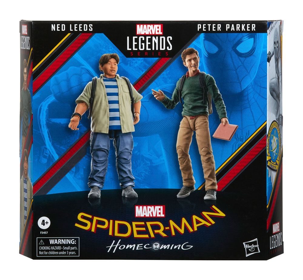 Hasbro Marvel Legends Spider-Man Homecoming Peter Parker & Ned Leeds 2-Pack 15cm