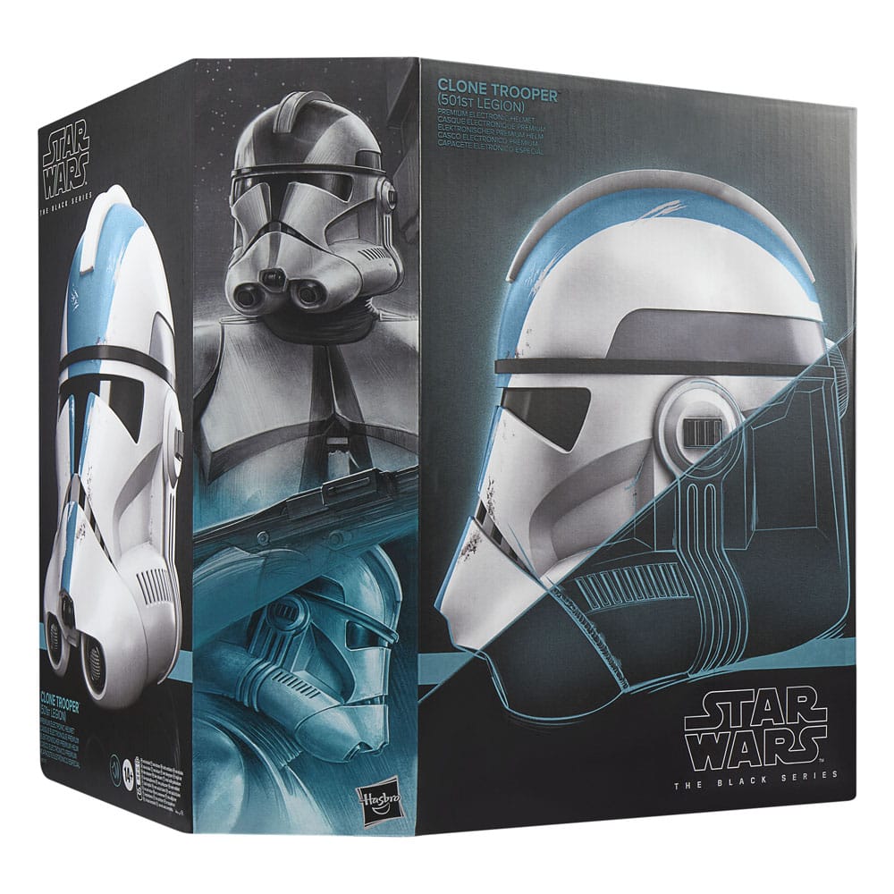 Hasbro Star Wars Ahsoka Black Series Clone Trooper Helmet 501st Legion – Electronic Replica in Malta | LAB7