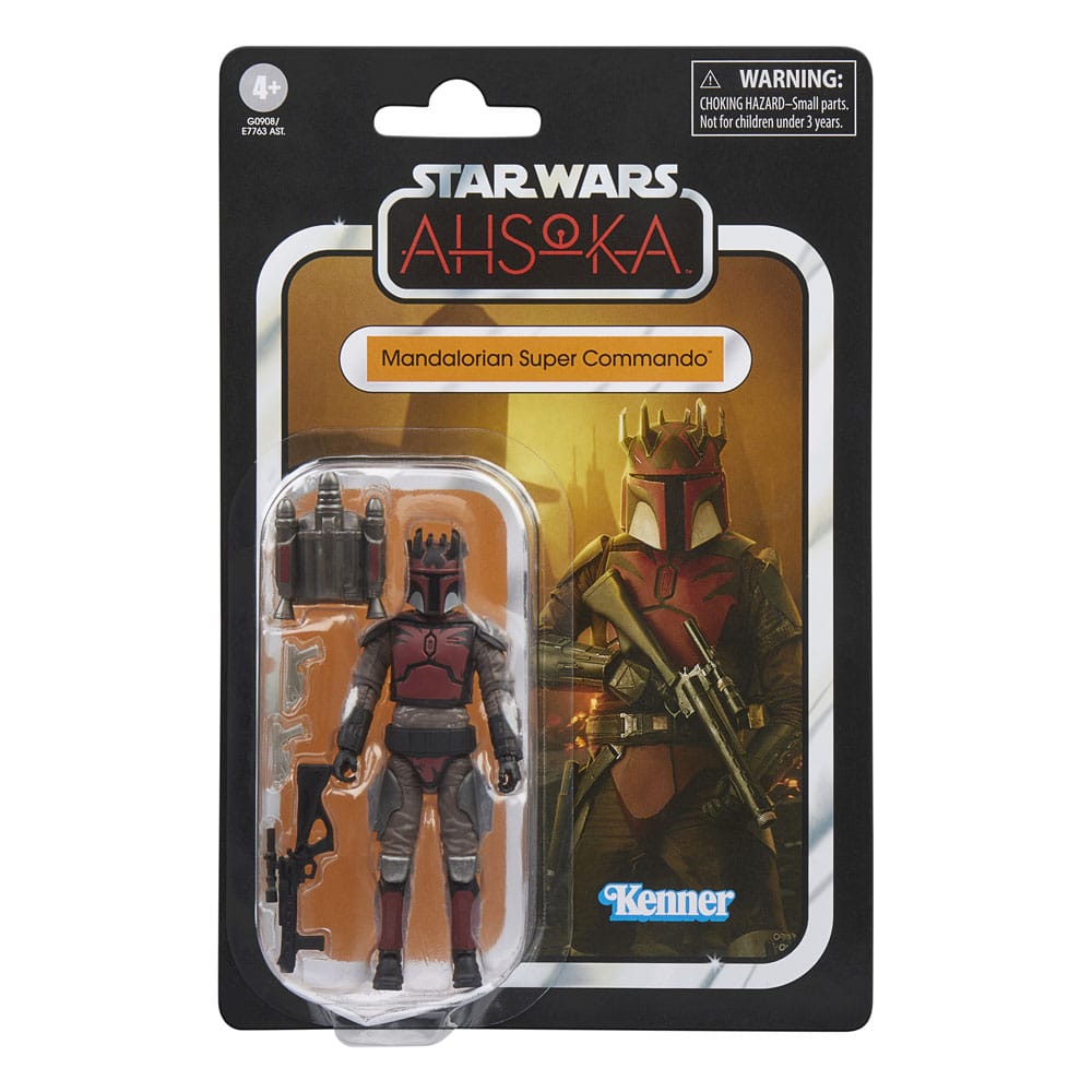 Hasbro Star Wars Ahsoka Vintage Collection Mandalorian Super Commando Action Figure 10cm