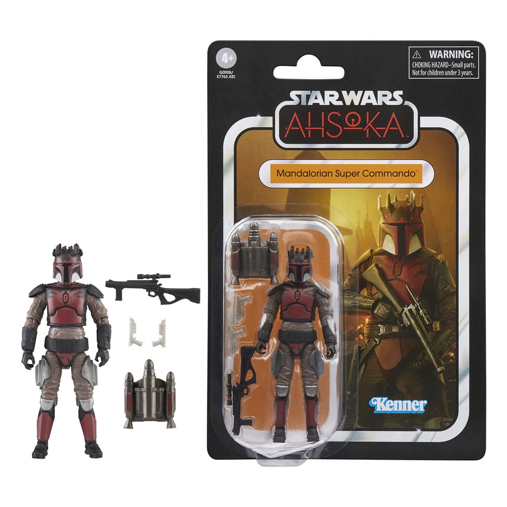 Hasbro Star Wars Ahsoka Vintage Collection Mandalorian Super Commando Action Figure 10cm