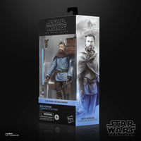 Hasbro Star Wars Black Series Ben Kenobi Tibidon Station 6-inch figure in window box packaging.
