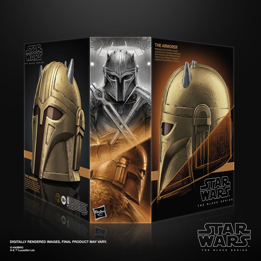Hasbro Star Wars Mandalorian The Armorer Black Series Electronic Helmet in Malta | LAB7