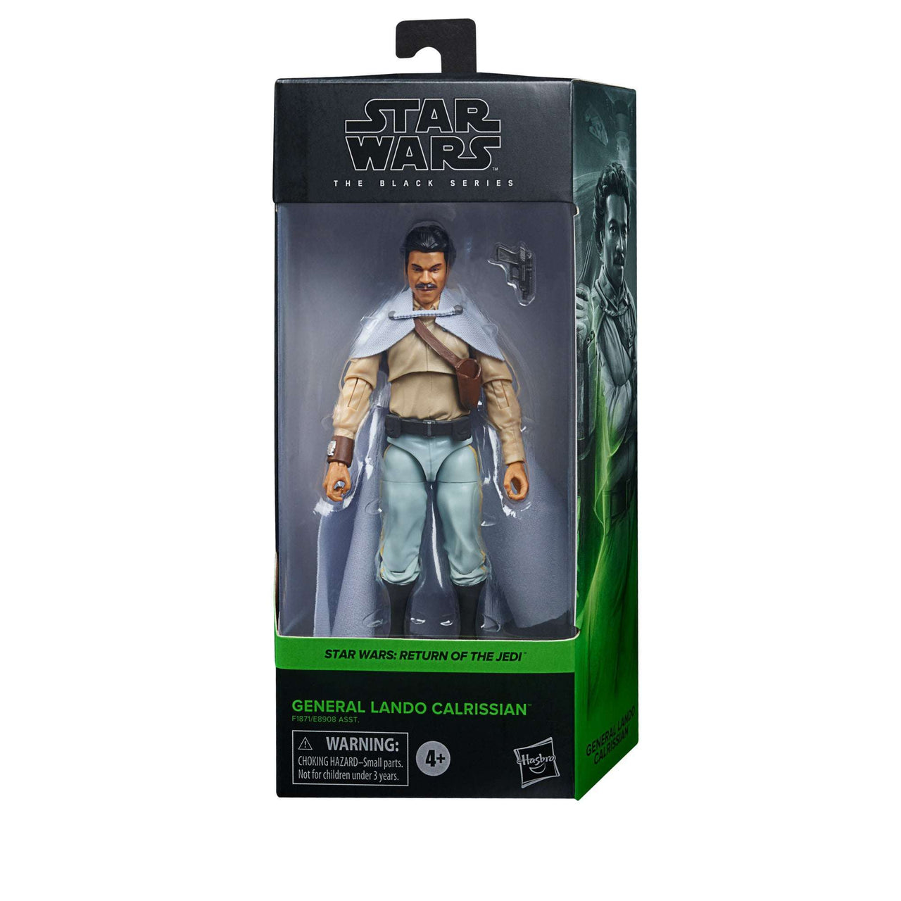 Hasbro Star Wars The Black Series General Lando Calrissian action figure in original window box packaging.