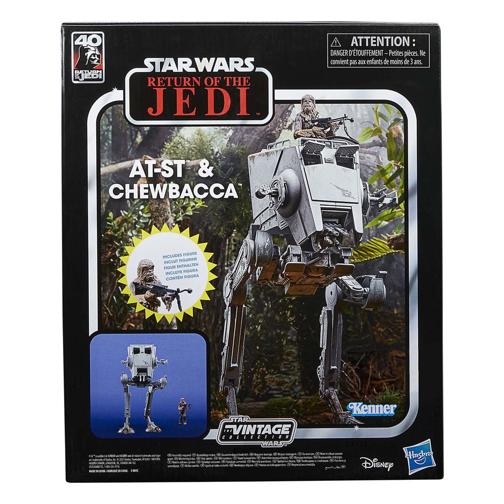 Hasbro Star Wars Vintage Collection AT - ST & Chewbacca – Return of the Jedi Vehicle Set by LAB7 Malta, Europe