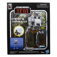 Hasbro Star Wars Vintage Collection AT - ST & Chewbacca – Return of the Jedi Vehicle Set by LAB7 Malta, Europe