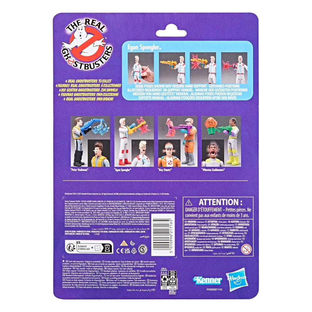 Hasbro The Real Ghostbusters Kenner Classics Action Figure Egon Spengler & Soar Throat Ghost in Malta | LAB7