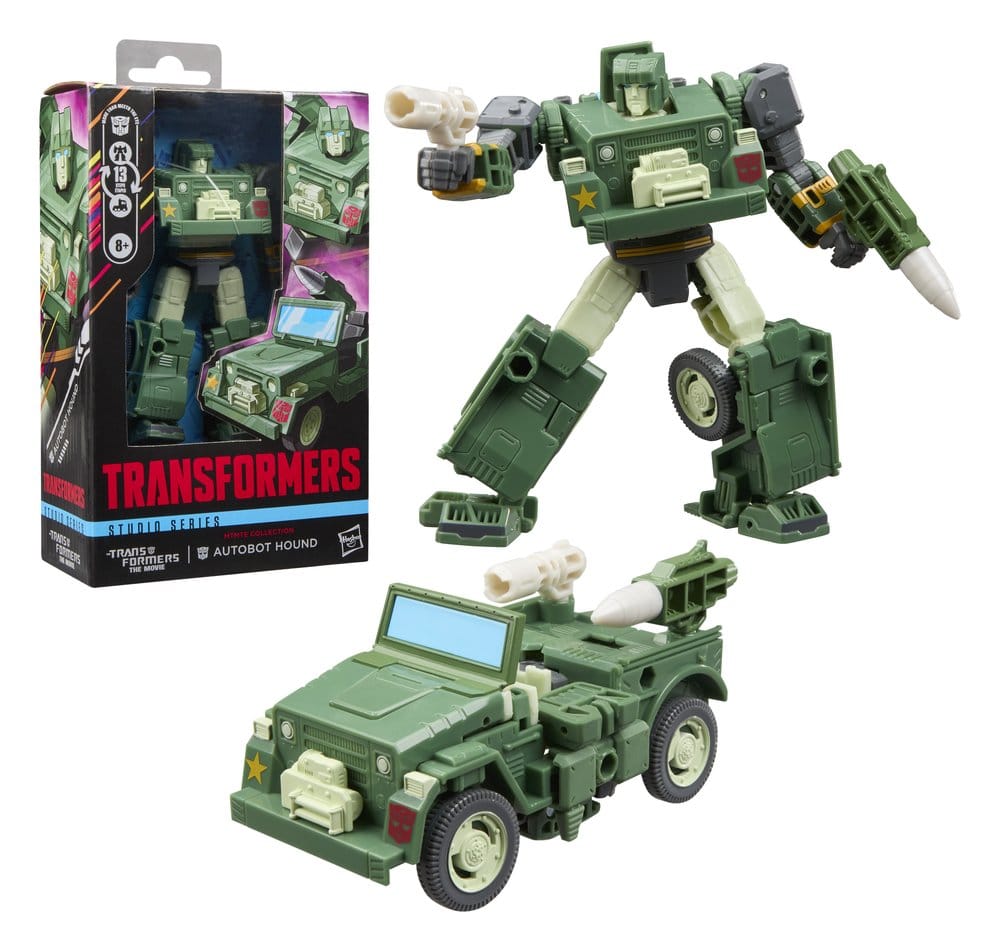 Hasbro Transformers Studio Series MTMTE Autobot Hound Deluxe Class Action Figure 14cm